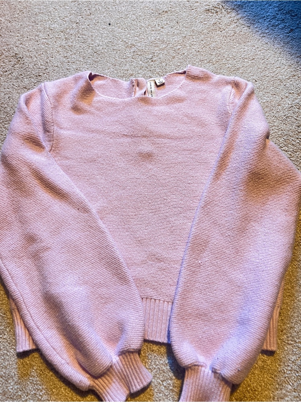 Janie and Jack Lavender Crewneck Sweater